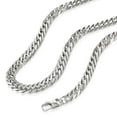 thumbnail image 6 of Invicta Jewelry Men's Double Curb Chain Stainless Steel Necklace (11.5mm) - 24", 6 of 7