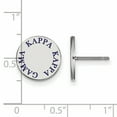 thumbnail image 2 of Sterling S. LogoArt Kappa Kappa Gamma Enameled Post Earrings Sterling Silver Earrings, 2 of 2