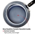 thumbnail image 2 of Ceramic Nonstick Pressure Cooker 1.5 Liters | Induction Inner Lid Cooker, Granite Contura Shaped Cooker, Best Cooker (ICC15) - Grey Aluminium, 2 of 4