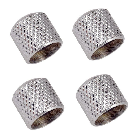 Prácticos 4 de Control de cilindro de bajo de guitarras de hierro, herramientas Luthier pteadas Pta Yuyangstore Perilla de control de volumen de tono