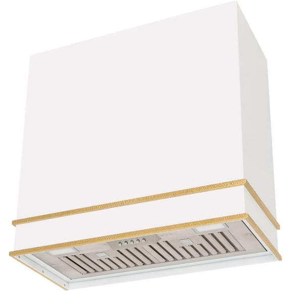 Akicon Range Hood 36 Inch, Ultra Quite Stainless Steel Ducted Kitchen Hood, Wall Mount Square Vent Hood with LED Light and Dishwasher-Safe Filters, 3 Speeds, 600 CFM (AK-HS36HB-SWG)
