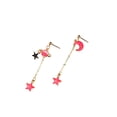 thumbnail image 2 of Qarigey 1 par de aretes con patrón largo, joyería práctica para niñas, aretes para orejas PinkA Ropa, zapatos y accesorios Miscelánea RosaD Qarigey AP009007-13B, 2 of 6