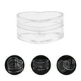 thumbnail image 3 of WAXIAYU Clear Heart-Shaped Jewelry Boxes (5pcs) for Small Gifts & Treats, 3 of 6