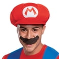 thumbnail image 2 of Disguise unisex adult Mario Costume, Official Nintendo Super Mario Bros With Hat and Mustache Sized Costumes, Blue,red,multicolor, Medium 38-40 US, 2 of 3