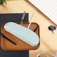 thumbnail image 2 of Unique Bargains Zipper Pencil Pen Case Portable Stationery Bag Light Blue, 2 of 6