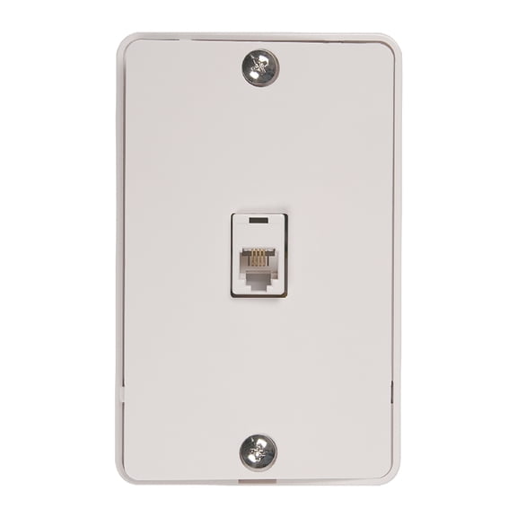 RCA TP251WHR 2-Piece Modular Phone Wall Mount, White, TP251WHRV