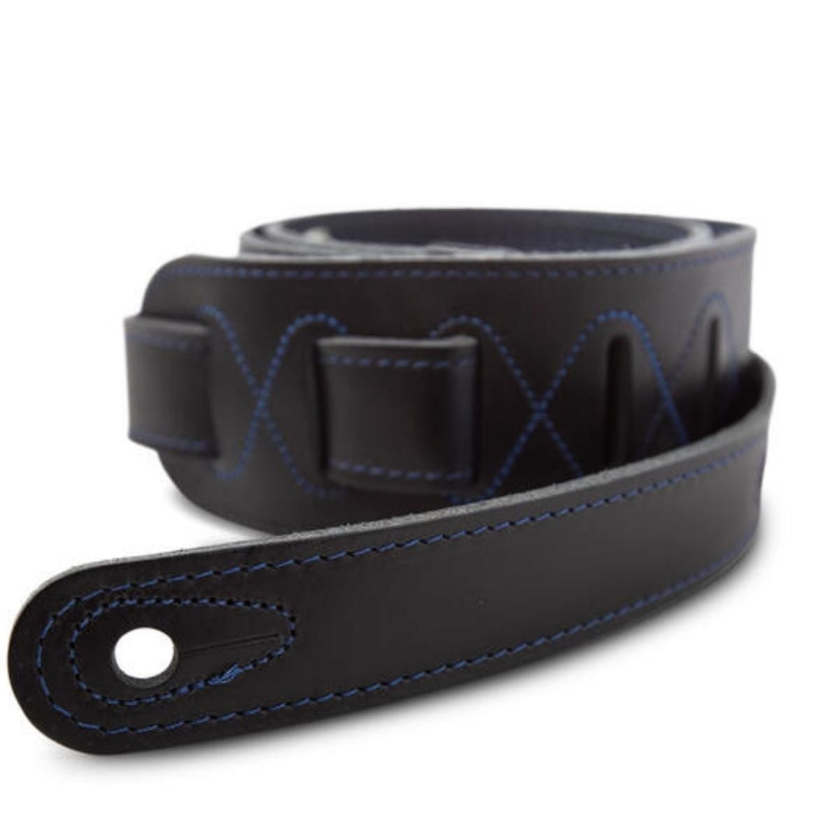 Taylor Blue Denim 2.5" Guitar Strap - Navy Edge