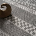 thumbnail image 2 of Paco Home Modern Oudoor Rug with Bohemian Ornaments in Grey-White - 2'8" x 4'11" (3'x5'), 2 of 5