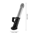 thumbnail image 2 of OULII Vertical Design Motorcycle Side Stand Black Iron Plastic 1Set for Motorcycles Parking, 2 of 8