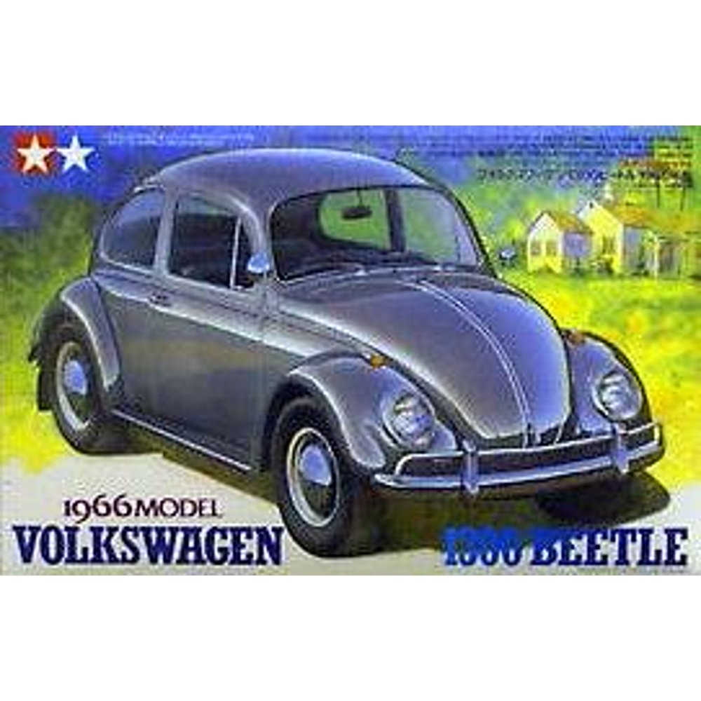 TAM24136 24136, 1/24 66 Volkswagen Beetle, Plastic Model KitAssembly
