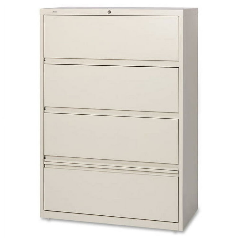 Lorell Fortress Lateral File with Roll-Out Shelf - 36