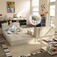 thumbnail image 2 of 81.5'' Sofa Bed Convertible Sleeper Sofa, Akaber Oversized Pull Out Couch with Fixed-Shape Frame, 2 Pillows, Corduroy Plush Lounge for Living Room, 2 of 7