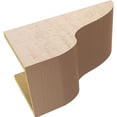 thumbnail image 6 of 10"W x 20"D x 10"H Wide Greensboro Rough Cedar Woodgrain TimberThane Corbel, Primed Tan, 6 of 6