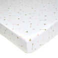 thumbnail image 5 of American Baby Company Classic White, Pink, Gold, Multi-color Cotton Fitted Sheets, Toddler Bed, 5 of 6