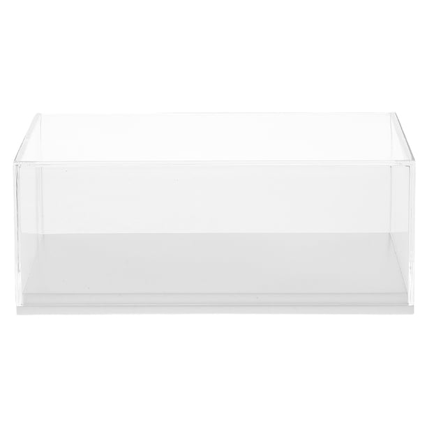Vitrina para coches a escala 1/64, caja de almacenamiento de acrílico para coleccionables. Caja organizadora para juguetes y accesorios de colección.