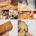 thumbnail image 5 of Wood Carving Chisel Set 8Pieces Professional Sculpture Woodworking Crafting Tool, 5 of 5