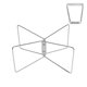 thumbnail image 1 of Outdoor Camping Box Holder Portable Stainless Steel Hiking Storage Box Folding Rack, 1 of 5