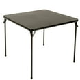 thumbnail image 2 of COSCO 5-Piece Folding Set with Card Table and 4 Vinyl Padded Chairs, Black, 2 of 9