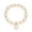 C, variant on Initial Pearl Bracelet Flower Girl Bracelet Proposal For Girls Dainty Gold Pearl Bracelets With Letter A Z Personalized Name Jewelry Birthday Christmas Wedding For Her