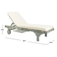 thumbnail image 6 of Safavieh Newport Outdoor Modern Chaise Lounge Chair with Cushion, 6 of 7