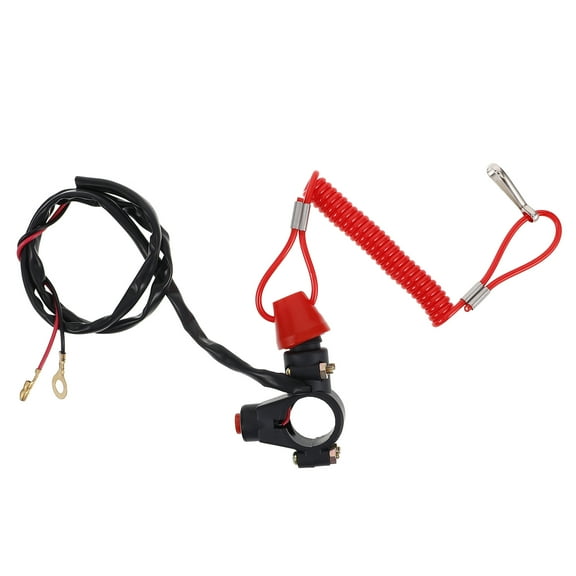 Oraceous 1 Set Marine Kill Switch Boat Motor Safety Switch Engine Stop Handlebar Engine Kill Switch Tether Kill Switch Compatible with 49CC-250CC Engines