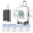 thumbnail image 6 of Bixox Washable Not All Who Wander Are Lost1 Printed Luggage Cover, Fashion Suitcase Protector Fits for Small luggage, 6 of 8
