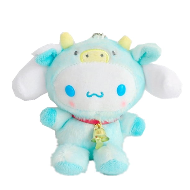 Sanrio-juguete suave de dibujos animados para niños, muñeco de peluche con lazo Kuromi, colgante, regalo, 11CMcosniuYGG Fivean Toy model