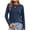 Dark Blue, variant on T Shirts for Women Long Sleeve Shirts Crewneck Comfy Casual Basic Fall Tops Loose Fit Clothes Black