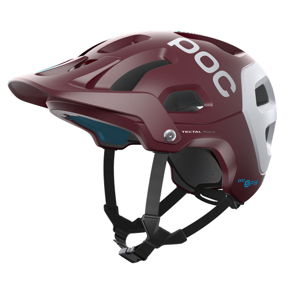 POC Tectal Race SPIN Helmet Propylene Red / Hydrogen White Matte XS-S 51-54