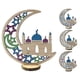 thumbnail image 2 of Moon Figurine Middle East Style Detachable Wood Perfect Craft Moon Art Ornament For Office - JXLGV, 2 of 5