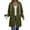 *Army Green, variant on ClodeEU Women's Long Hooded Zip Up Sweatshirt Jacket,Casual Long Sleeve Hoodie Cardigan With Pockets ,Women's Plus L