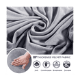 thumbnail image 4 of 2Pcs Chair Covers for Dining Chairs, with Elastic Velvet Dining Chair Covers Chair Slipcovers for Kitchen,Light Grey, 4 of 7
