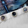 thumbnail image 4 of Feelyou Dragonfly Curtains Pack of 2 (42x84 Each), Watercolor Flower Curtains Blackout, 4 of 6