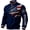Style-2, variant on Men's Patriotic Half-Zip Sweatshirt, We The People Pullover Stand Collar Casual Athletic Sweatshirt with Pocket, 4th of July Sweatshirt