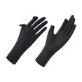 thumbnail image 3 of Guantes de protección ar para mujeres Guantes de conducción de guantes de verano Negro, 3 of 8