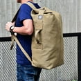 thumbnail image 5 of 33L Large Capacity Canvas Backpack for Camping Hiking Travel Gym Hunting, 5 of 10