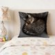 thumbnail image 1 of Spring Cute Pet Patterns Imitation Embroidery Cushion Cover Soft Throw Pillow Cover For Sofa And Chair Ideal Choice For Spring Easter Sofa And Bedroom Decor, 1 of 6