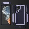 thumbnail image 6 of Dteck for Samsung Galaxy S25 Ultra Case with Glass Screen Protector, Militay Grade Drop Protective Rugged Heavy Duty Cover Shockproof Case for Women Men boy Girl, Lightpurple, 6 of 8