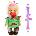 thumbnail image 5 of Cry Babies Tiny Cuddles Christmas Noelle - 9 Baby Dolls, Cries Real Tears, Red and Green Christmas Tree Themed Pajamas, 5 of 5