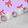 thumbnail image 4 of Feelyou Kawaii Bowknot Ribbon Black Out Curtains for Girl, Cartoon Purple Red Curtains Pack of 2 (42x63 Each), Fairy Tale Princess Bedroom Curtains, Living Room Curtains Decor, 4 of 6