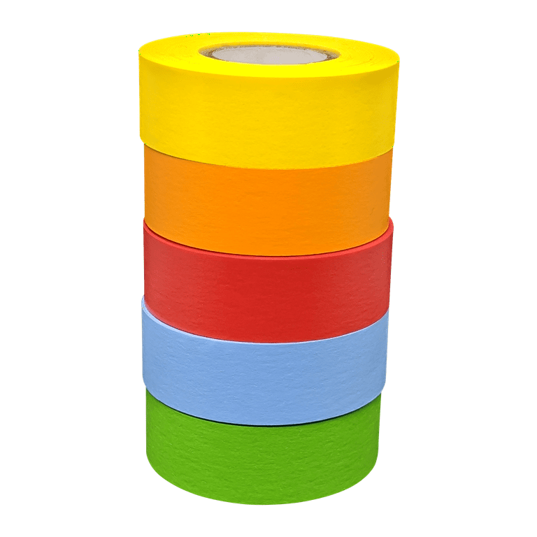 Lab Labeling Tape Variety Pack, 500″ Length x 3/4″ Width, 1 Inch Core [3  Rolls of Assorted Colors]