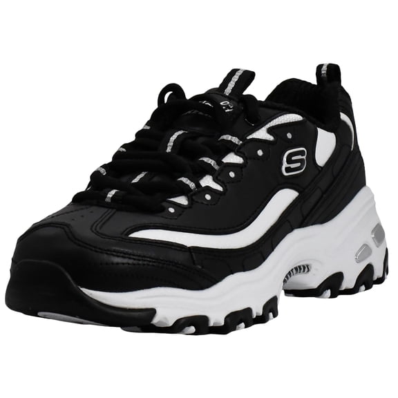Skechers Sneakers for Women's, D'lites Fresh Start Memory Foam Lightweight Lace-Up Walking Shoes