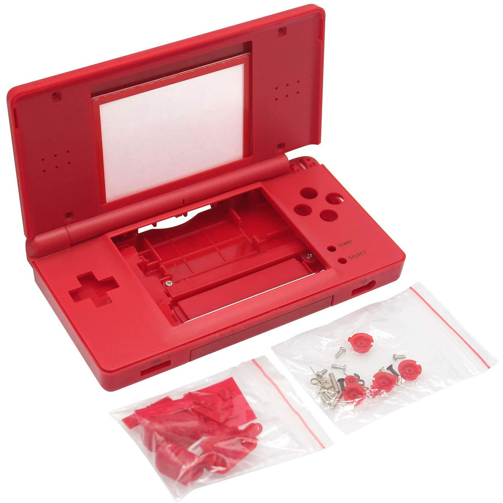 Full Parts Replacement Housing Shell Case Kit Compatible for Nintendo DS NDSL Style Color Red | Walmart Canada