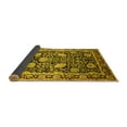 thumbnail image 2 of Ahgly Company Indoor Rectangle Oriental Yellow Industrial Area Rugs, 2' x 4', 2 of 4