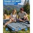 thumbnail image 6 of Camping Sleeping Pad, 6" Thick Camping Mattress Pad, 4.5 R-Value Sleeping Mat with Built-in Pillow and Foot Pump, Portable Compact Sleeping Pad for Backpacking Hiking Car Traveling Tent, 6 of 7