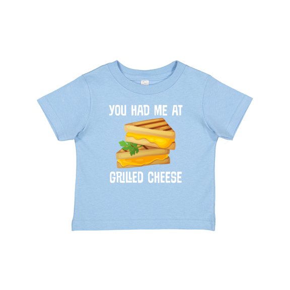 Inktastic You Had Me at Grilled Cheese Sandwich Boys or Girls Baby T-Shirt