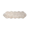 thumbnail image 1 of Luxe Gordon Faux Sheepskin Double Rug | 2'x6', 1 of 2