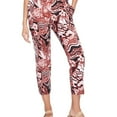 thumbnail image 2 of Rachel Roy Womens Printed Casual Cropped Pants, Red, 10 Short, 2 of 4