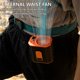 thumbnail image 5 of Wmhnj Ventilador de cintura para exteriores con pantalla digital, 6000 mAh, 3 velocidades, ajustable, manos libres, para senderismo, camping y deportes., 5 of 8