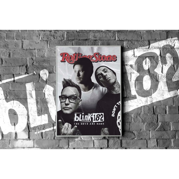 Blink-182 Rock Band Poster, Alternative Punk Music Wall Decor Size 24x36 Unframed Poster